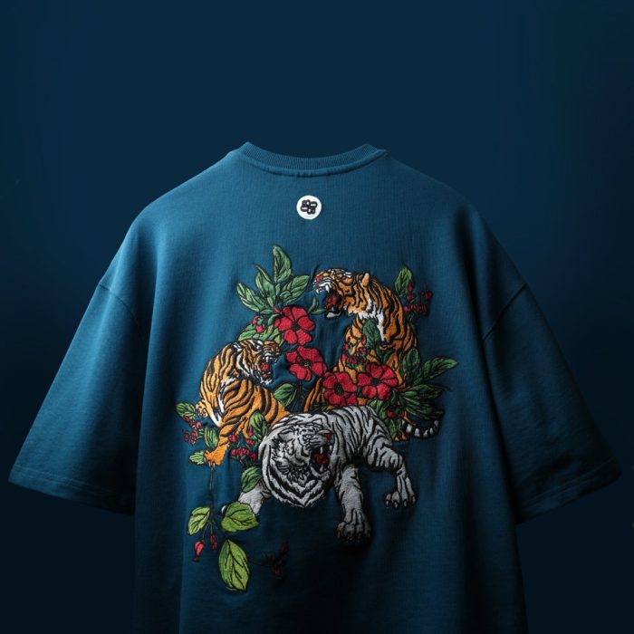 FOREST AMBUSH EMBROIDERY T-SHIRT - Image 4