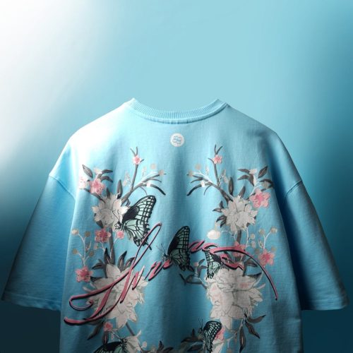 BLUE FRESH THREADS T-SHIRT