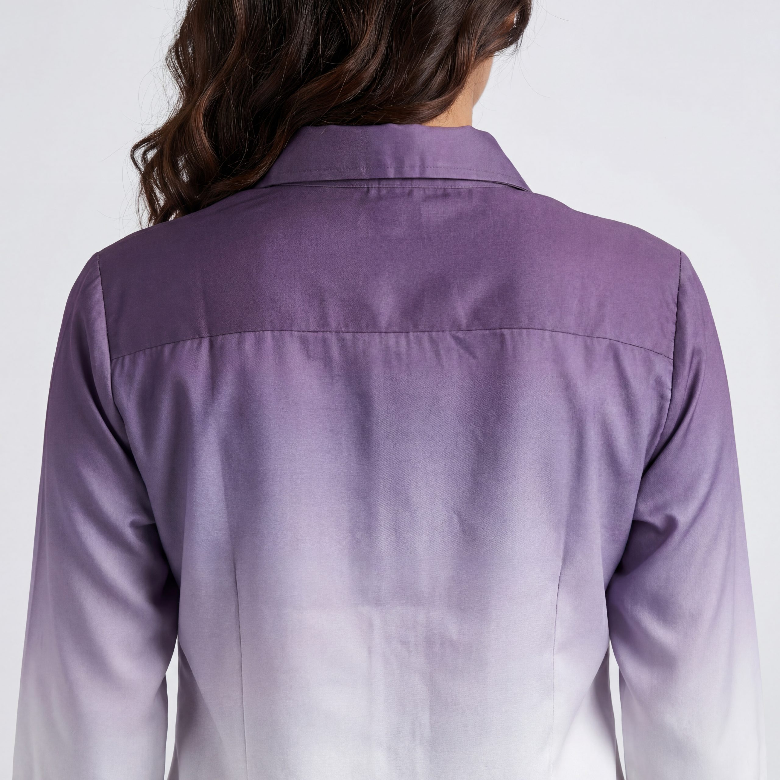 Linen Blend Gradient Shirt - Image 3